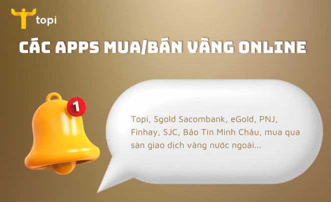 Mua vàng online ở đâu?