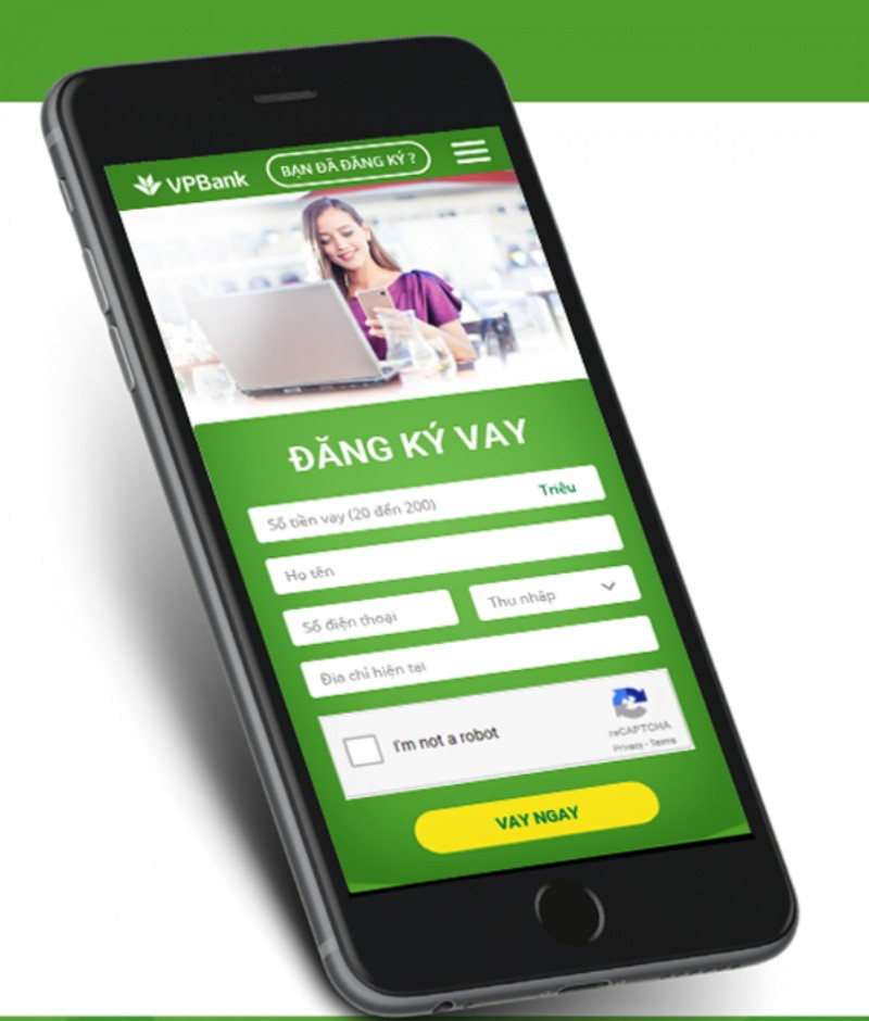Đăng Ký Vay Tín Chấp Online VPBank