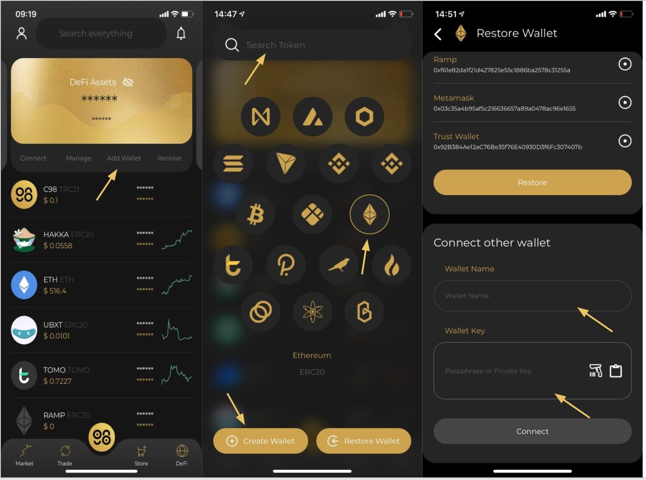 Coin98 Wallet là gì? [Hướng dẫn sử dụng ví Coin98 A – Z]