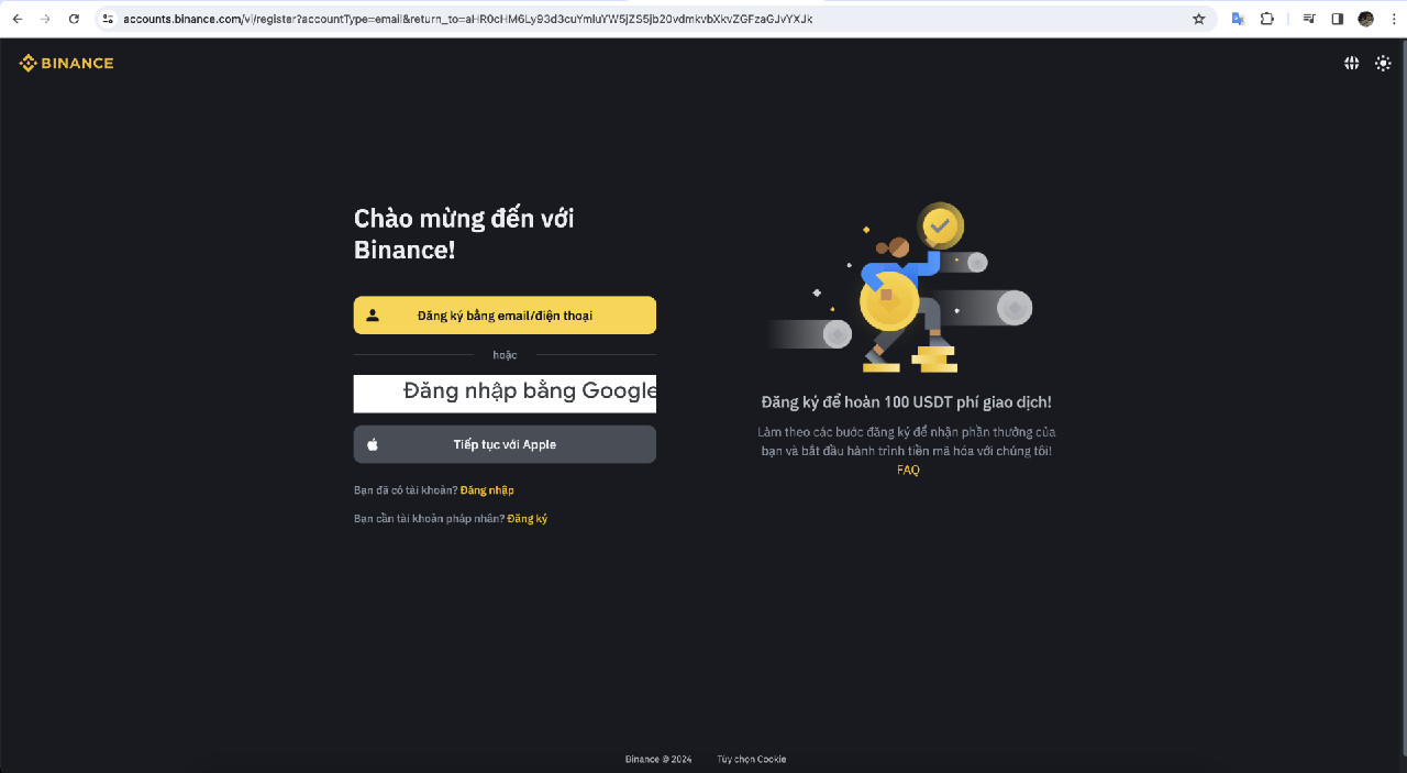 Hướng dẫn đăng ký tài khoản Binance chi tiết và nhanh chóng nhất 2025