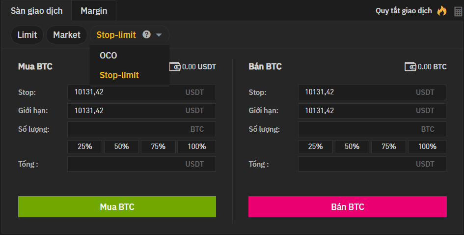 Lệnh OCO là gì? Cách sử dụng Lệnh OCO trên sàn Binance