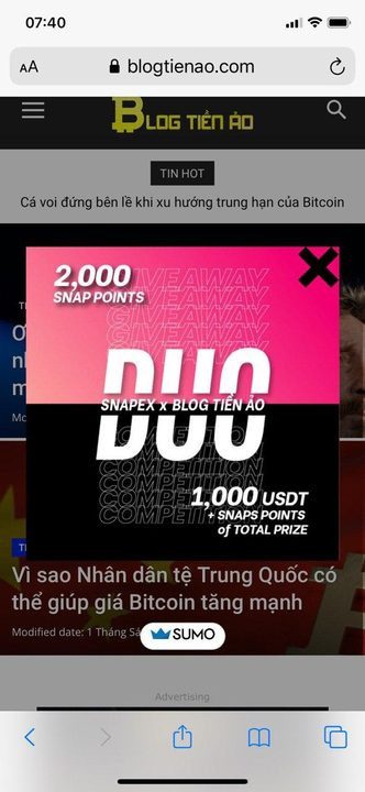 Services quotation of Blogtienao