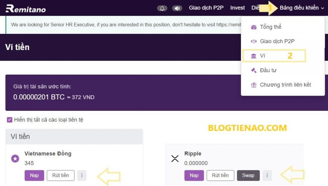 Sàn Remitano là gì? Hướng dẫn đăng ký, mua bán BTC, ETH từ A-Z