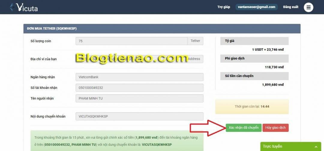 Sàn VICUTA là gì? Hướng dẫn mua bán Bitcoin và hơn 280 Altcoin cho người mới