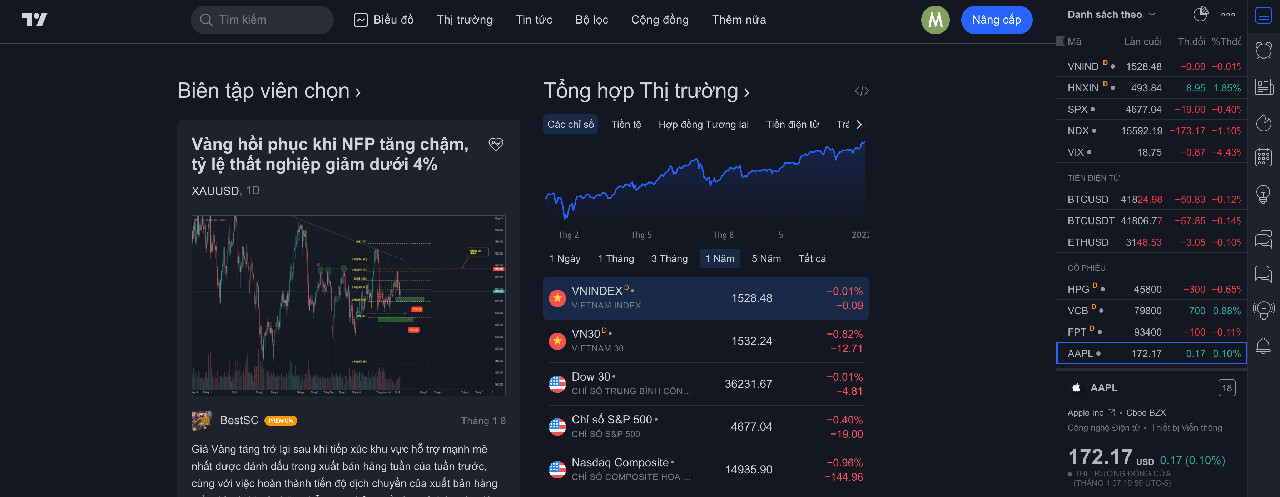 TradingView là gì? Hướng dẫn cách sử dụng Trading View cơ bản cho người mới để TradeCoin