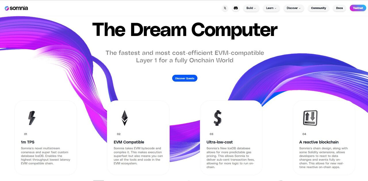 Hướng dẫn săn airdrop Layer1- Somnia huy động được 270 triệu USD