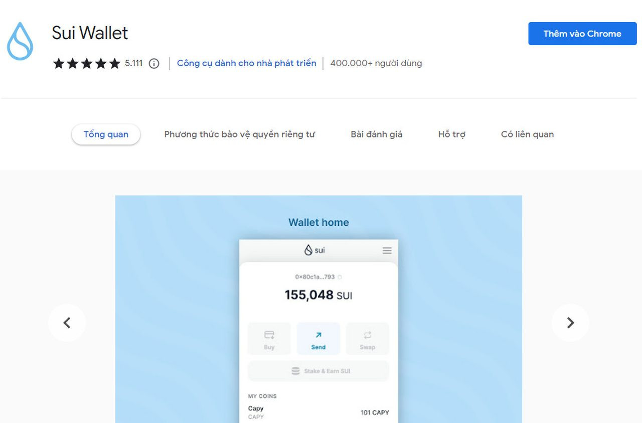 Ví Sui là gì? Cách tải và sử dụng ví Sui?